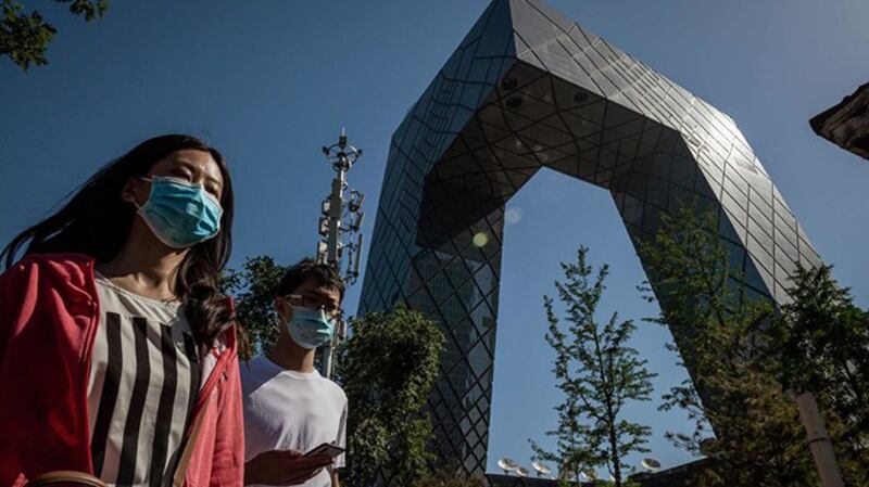 官媒中国央视总部(法新社图片)