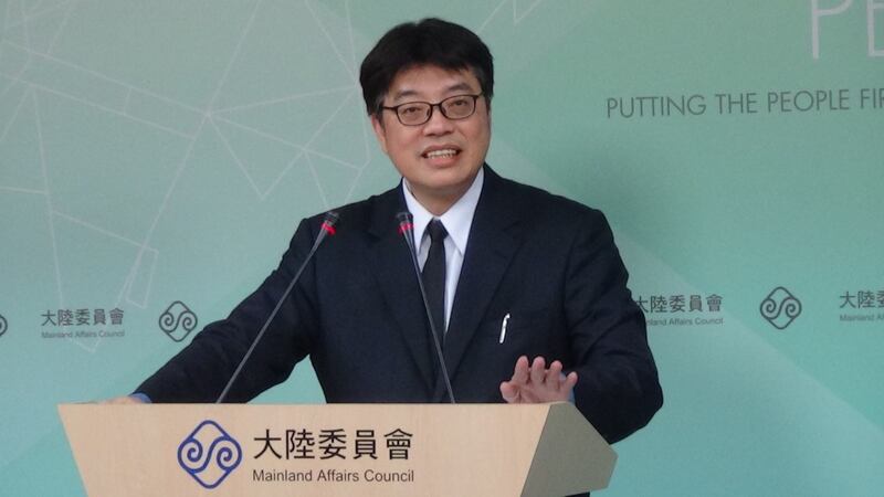 陆委会发言人邱垂正。(记者夏小华摄、资料照)