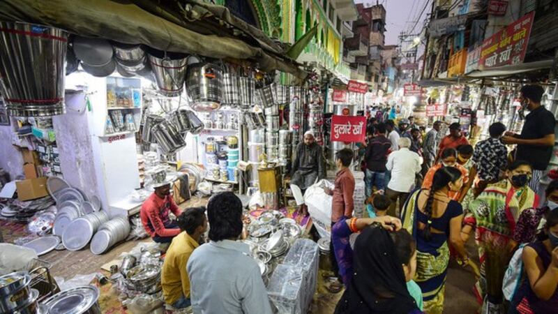 印度因为忧虑中国产品大量倾销印度,退出了区域全面经济伙伴关系协定的谈判。(法新社)