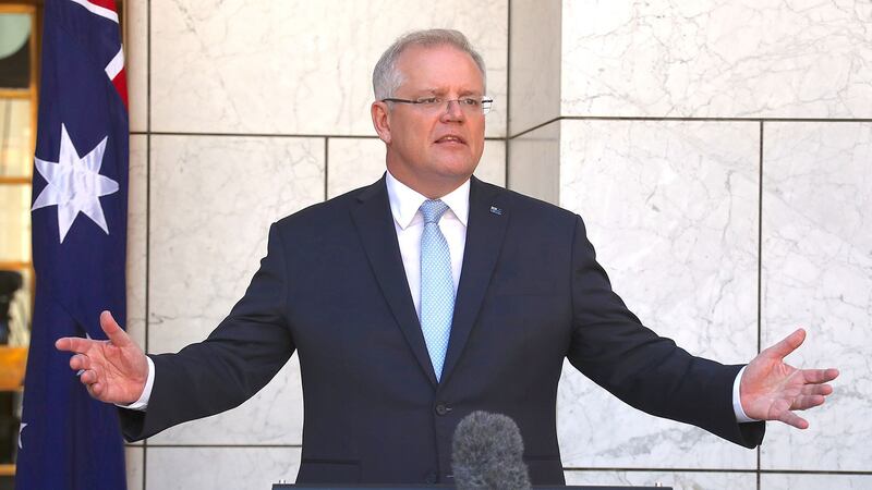 澳大利亚总理莫里森(Scott Morriso)。(法新社图片)