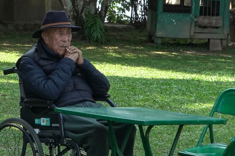 Gyalo Thondup, the second eldest brother of the Dalai Lama, at his residence in Kalimpong, India, Nov. 14, 2024.