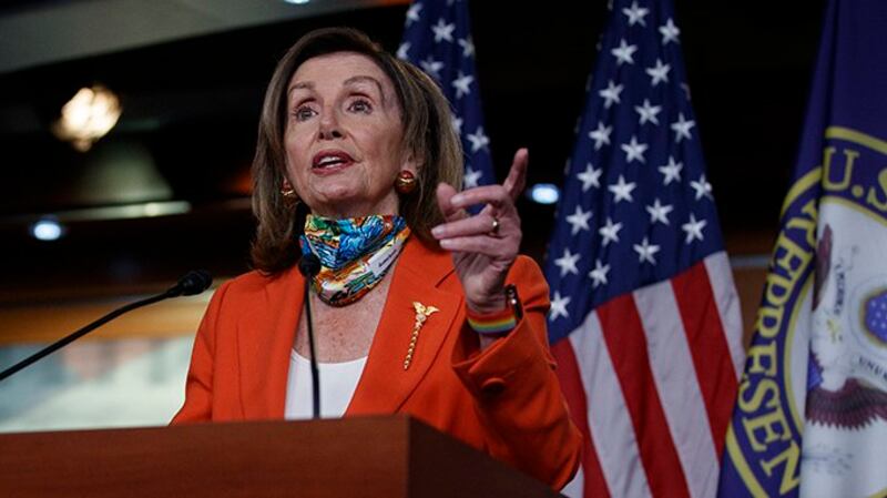 美国众议院议长佩洛西（Nancy Pelosi）（美联社）