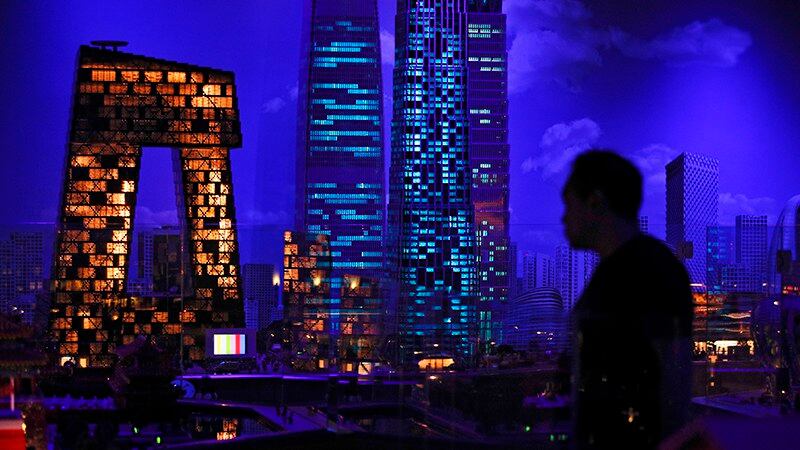 中国的央视大楼(美联社)