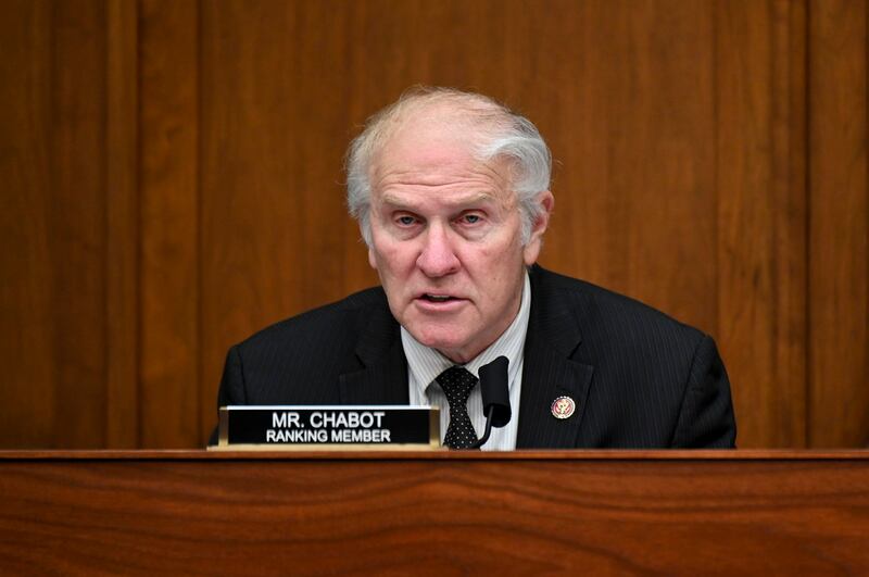 美国国会“台湾连线”共同主席、联邦众议员夏波(Steve Chabot)14日在受访时表示,美国对台的支持相当重要,也鼓励法案继续推进。(美联社图片)