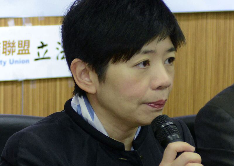 台湾医界联盟执行长林世嘉(法新社)