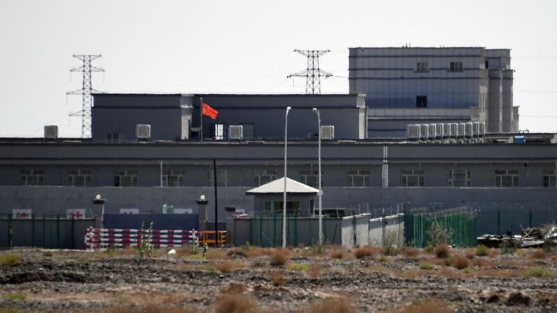 新疆的一所“再教育营”(美联社)