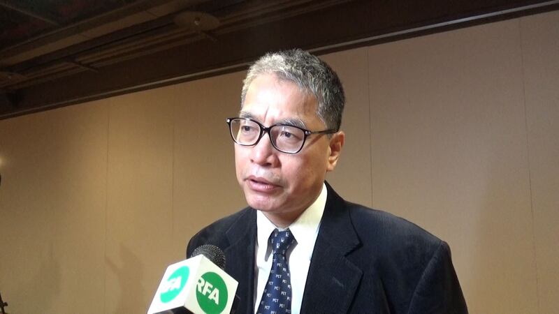 台湾智库谘询委员赖怡忠。(RFA资料照、记者夏小华摄)