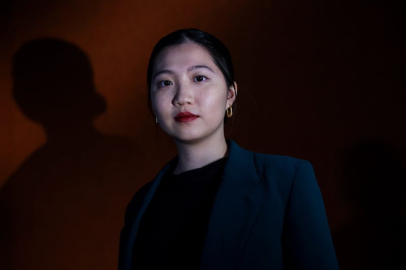 Anna Kwok, a Hong Kong activist, who has been designated by the Hong Kong police as a fugitive with a $1 million Hong Kong dollars bounty offered for her arrest, has vowed to go ahead with a planned demonstration against Chinese Communist Party leader Xi Jinping at the APEC summit in San Francisco on Wednesday despite a wave of online threats from supporters of Beijing. Credit: Evelyn Hockstein/Reuters