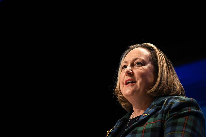 英国印太事务国务大臣特里维廉(Anne-Marie Trevelyan)(法新社)