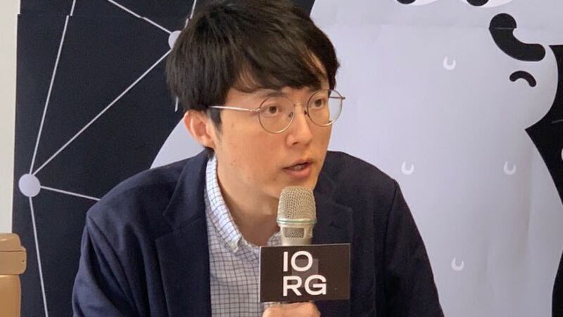 政治大学助理教授黄兆年。(记者夏小华摄)