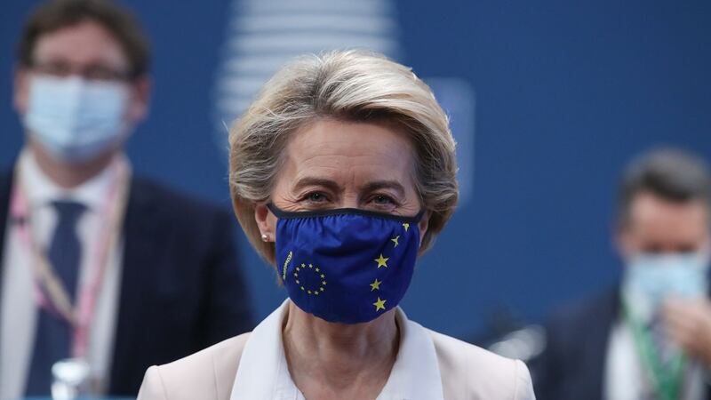 欧洲联盟执行委员会主席冯德莱恩 (Ursula von der Leyen)。(AFP)