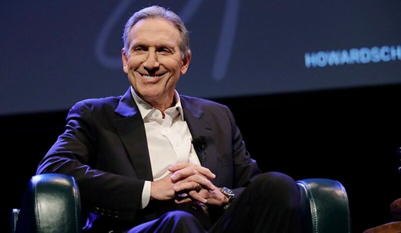 美国星巴克公司前首席执行官、名誉主席舒尔茨(Howard Schultz)(美联社)