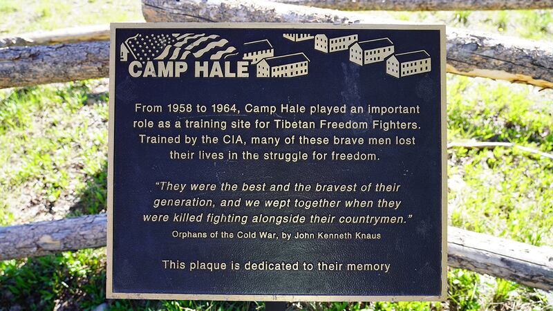 A plaque was installed in 2010 near the site of Camp Hale.