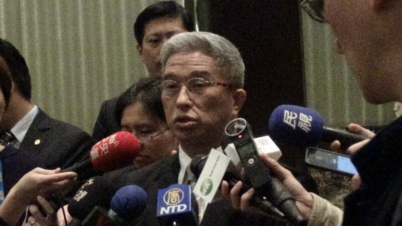 台湾外交部次长徐斯俭。(记者夏小华摄)