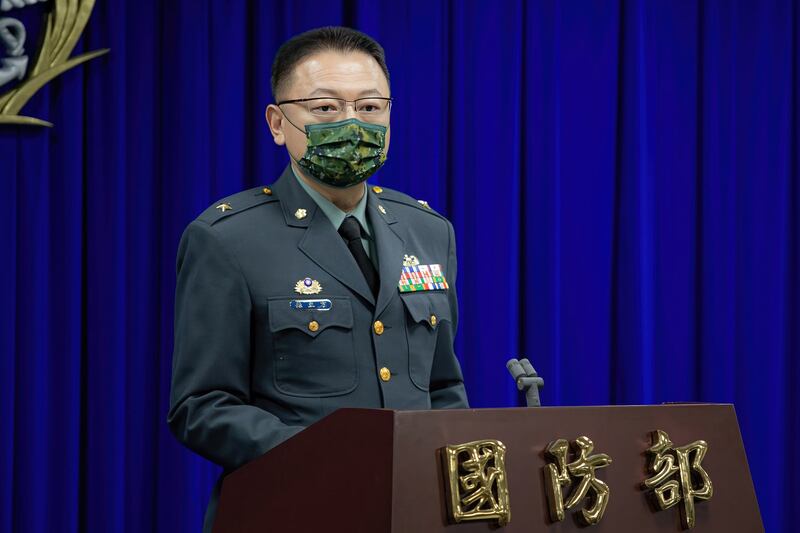 台湾国防部发言人孙立方(台湾国防部)