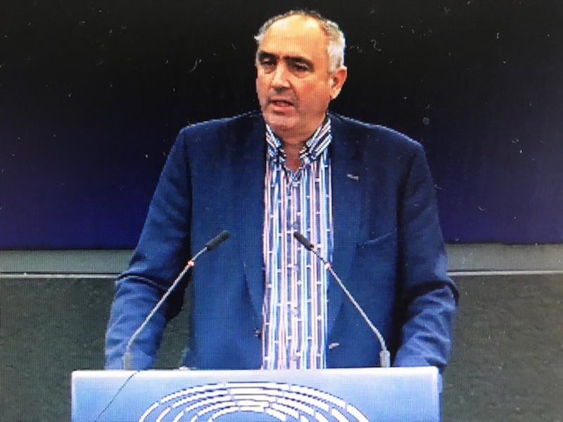 荷兰籍议员范达伦 (Peter Van Dalen)认为,欧洲不能再对中国的“器官强摘视若无睹。(蔡凌拍摄)