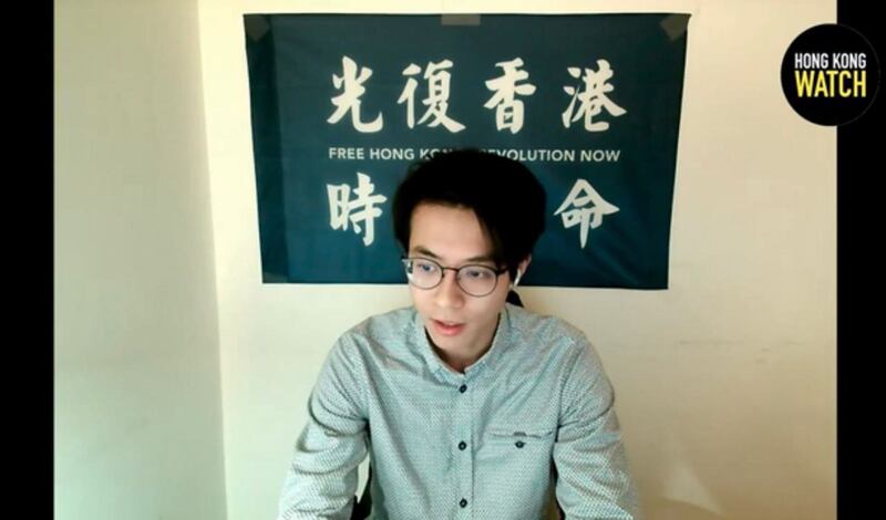 黄台仰在本次活动中进行讲话。(来自油管频道“多事男人ToastMan”)