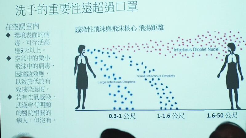 中研院研究员何美乡呼吁抗武汉肺炎,“勤洗手远比戴口罩重要”。(记者李宗翰摄)