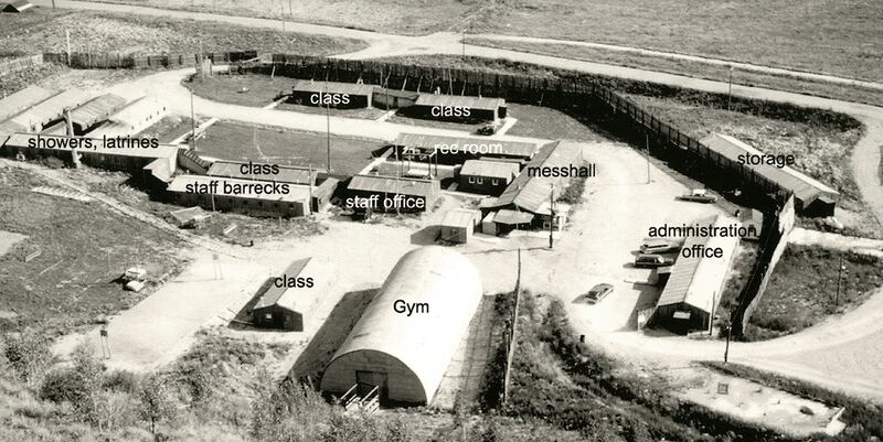 Facilities available at Camp Hale are seen in this archival image.