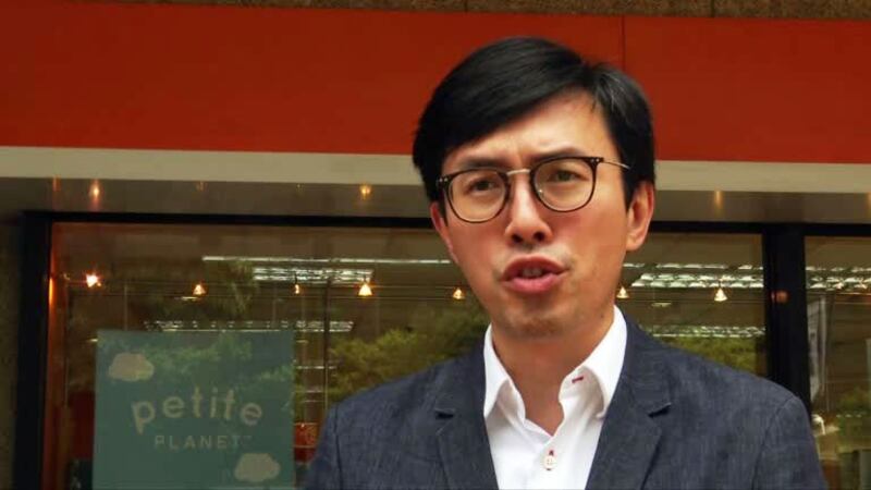 香港政团社民连前主席吴文远(路透社视频截图)