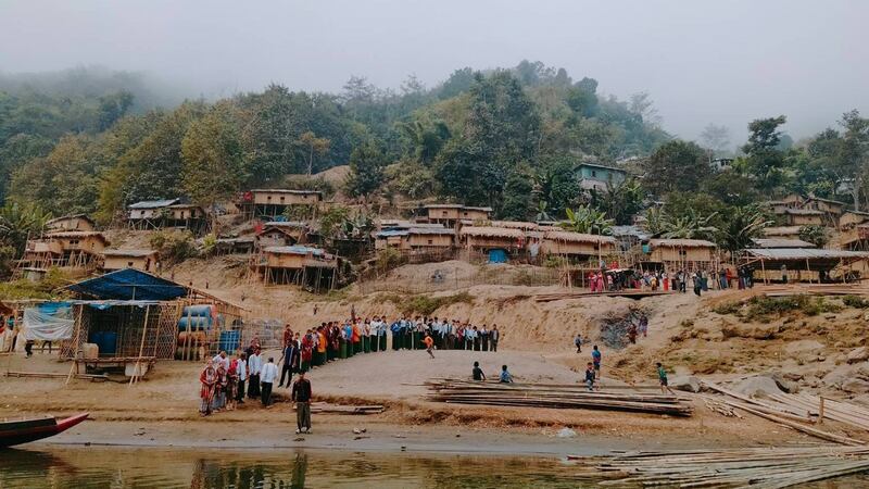 အိန္ဒိယနိုင်ငံ၊ မီဇိုရမ်ပြည်နယ်၊ လောင်တလိုင်ခရိုင် ကာကီဆွာစစ်ဘေးဒုက္ခသည်စခန်းအား ၂၀၂၅ ခုနှစ်၊ ဇန်နဝါရီလ ၁၆ ရက်နေ့က တွေ့ရစဉ်။ (Citizen Photo)