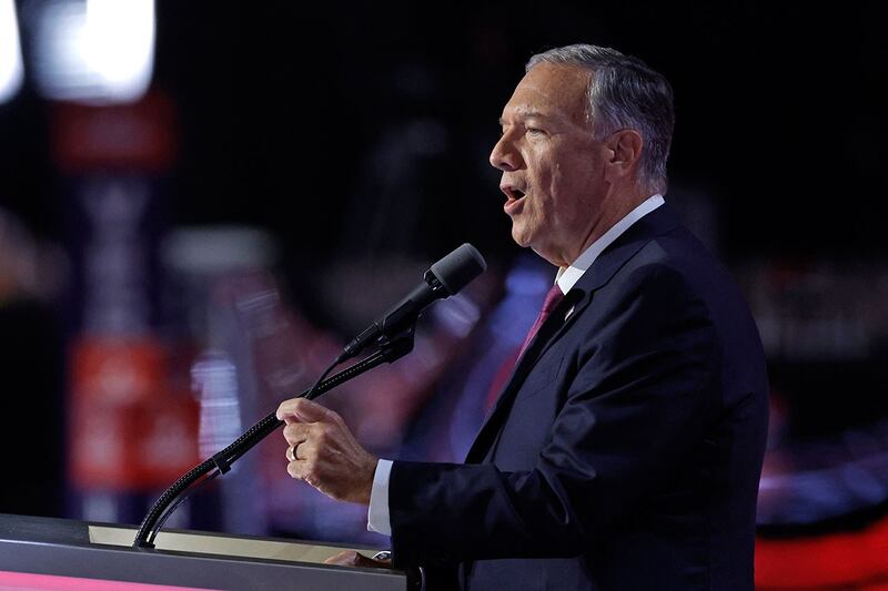 图为美国前国务卿蓬佩奥(Mike Pompeo)。特朗普11月9日在社交媒体公开发文宣布,他将不会邀请蓬佩奥加入正在组建的新政府。(法新社图片)