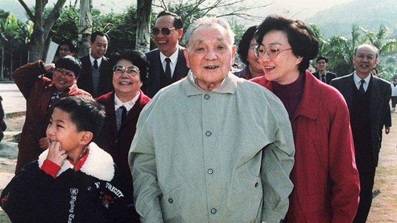 1992年邓小平南巡(法新社资料图)