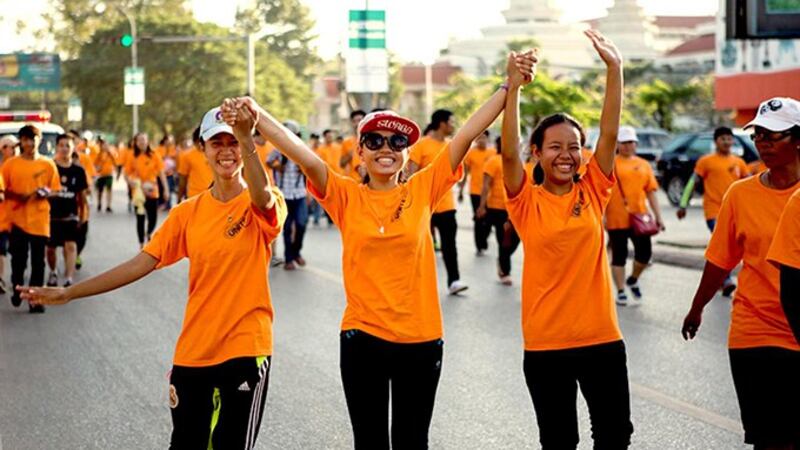 世界各地在每年11月25日的“制止暴力侵害妇女国际日”举办活动(联合国官网)