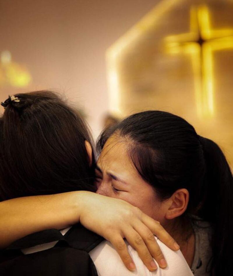 2019年3月26日,被行政拘留的姊妹已期满回到家中。(图源:秋雨之福大抓捕脸书)