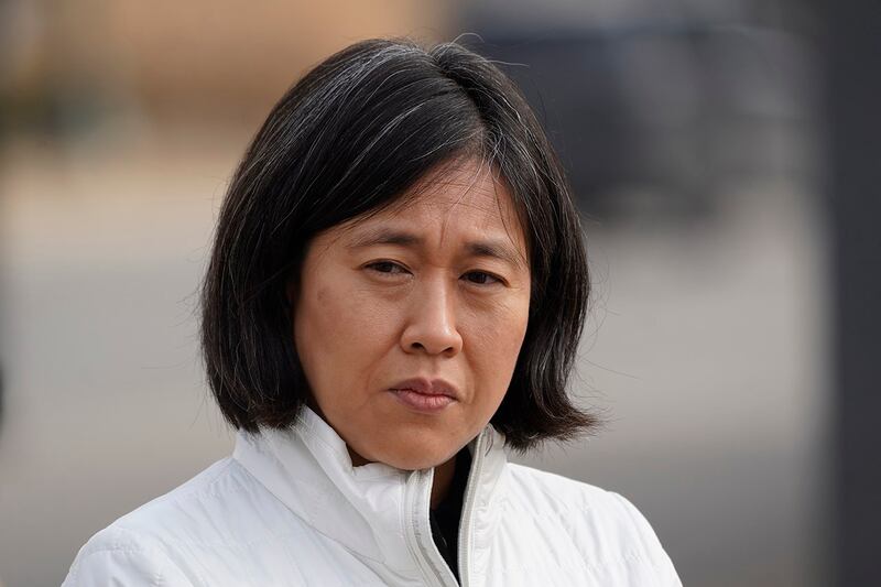 美国贸易代表戴琪曾对美国众议院表示,美国与中国贸易谈判的善意努力可能已达极限。(美联社图片)