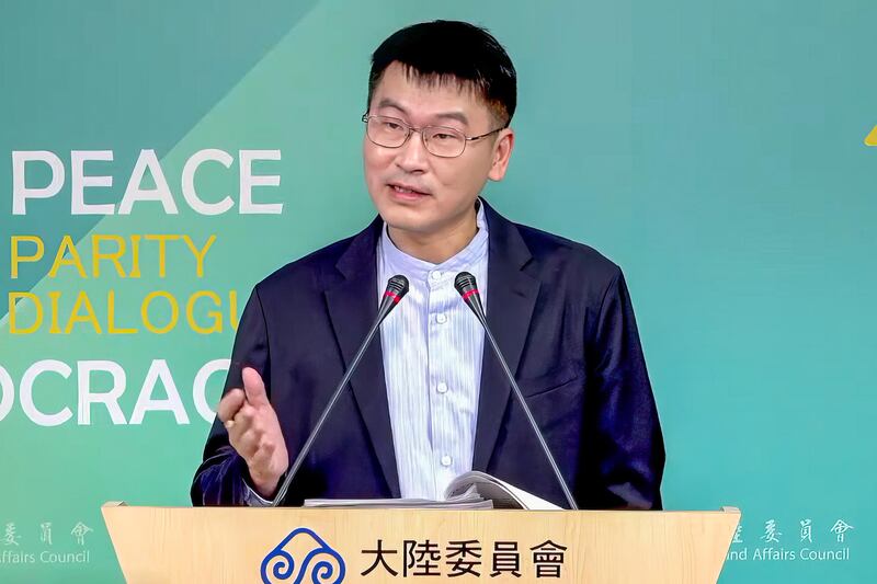 陸委會副主委梁文傑表示,大陸民族主義是一門網紅用來賺流量的好生意。(陸委會提供)