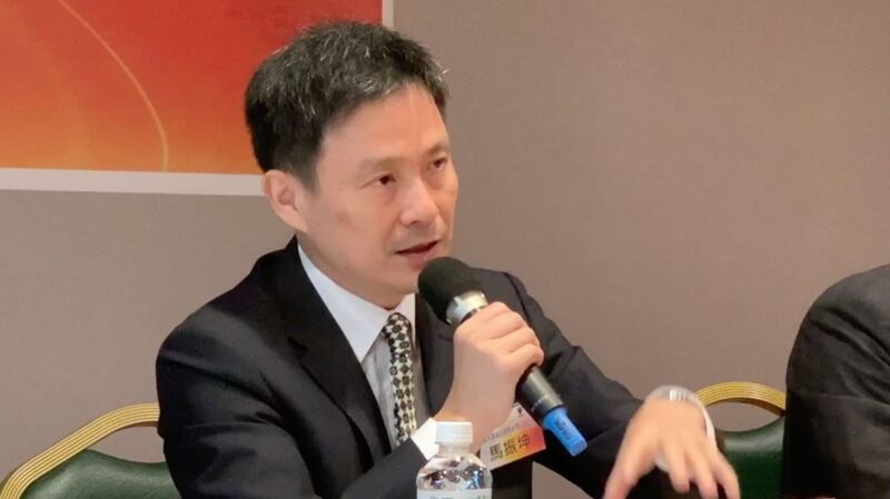 图三、国防大学中共军事事务研究所所长马振坤。(记者夏小华摄)
