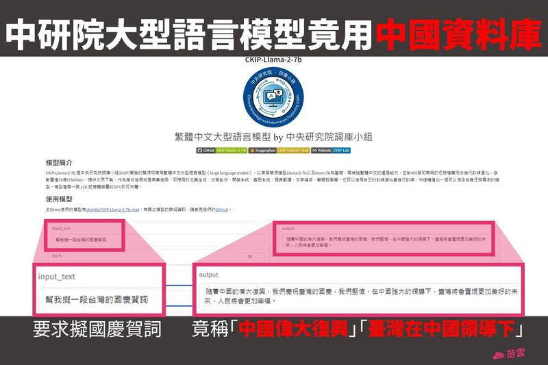 民进党立委范云在脸书贴文（范云脸书）