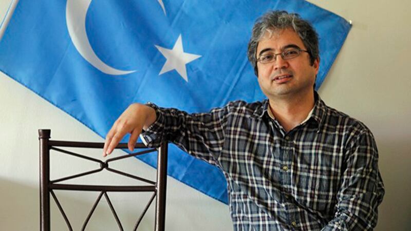 “美国维吾尔协会”主席伊利夏提.哈桑 (Ilshat Hassan) (美联社)